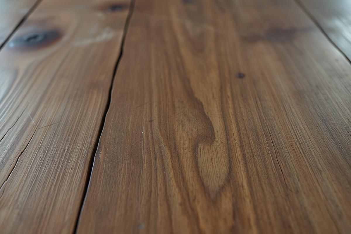 Dining table before restoration